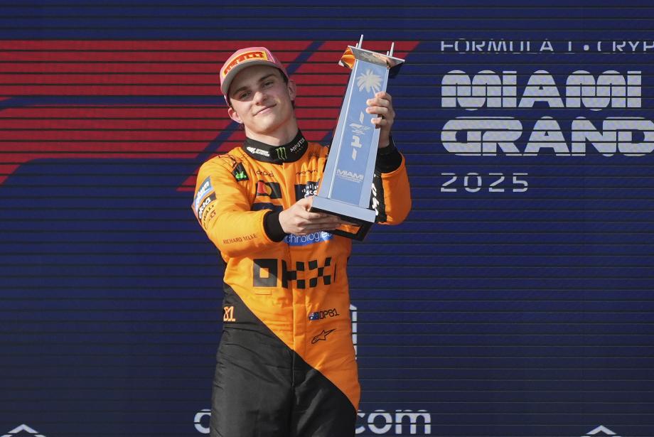 [图]F1迈阿密站：皮亚斯特里夺冠赛季3连胜