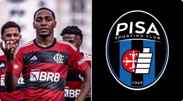 罗马诺：比萨450万欧引进弗拉门戈中场球员罗兰达原则协议，即将HWG