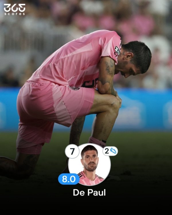 降维打击！31岁德保罗是MLS第1身价，若1500万买断将成迈阿密标王